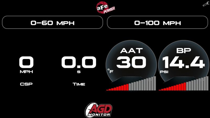 aFe - aFe AGD Advanced Gauge Display Digital 5.5in Monitor 08-18 Dodge/RAM/Ford/GM Diesel Trucks - Demon Performance