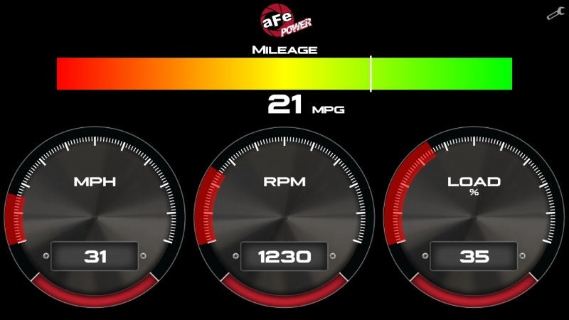 aFe - aFe AGD Advanced Gauge Display Digital 5.5in Monitor 08-18 Dodge/RAM/Ford/GM Diesel Trucks - Demon Performance