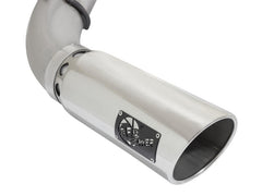 aFe - aFe Atlas Exhaust 5in DPF-Back Exhaust Aluminized Steel 2016 Nissan Titan XD V8-5.0L w/ Polished Tip - Demon Performance