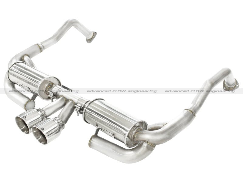 aFe - aFe ELITE 05-12 Porsche Boxster S (987.1-987.2) H6 3.4L 304SS Dual Cat-Back w/Dual Polished Tip Exht - Demon Performance