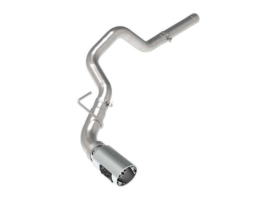 aFe - aFe Large Bore-HD 3in 409-SS DPF-Back Exhaust System w/ Polished Tip 14-19 RAM 1500 V6 3.0L (td) - Demon Performance