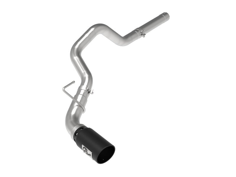 aFe - aFe LARGE BORE HD 3in 409-SS DPF-Back Exhaust w/Black Tip 14-18 RAM 1500 EcoDiesel V6-3.0L (td) - Demon Performance