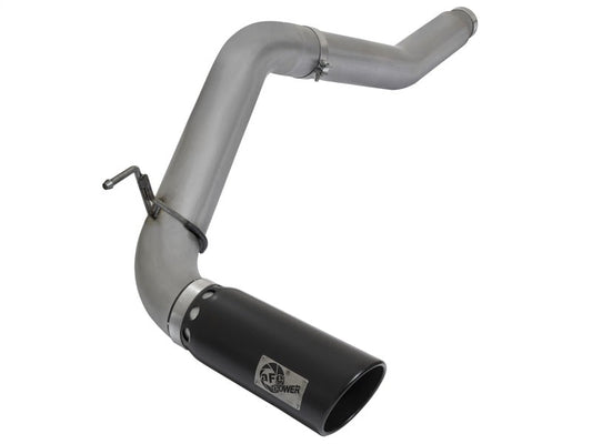 aFe - aFe LARGE BORE HD 5in DPF-Back SS Exhaust w/ Black Tip 2016 Nissan Titan 5.0L V8 (td) CC SB - Demon Performance