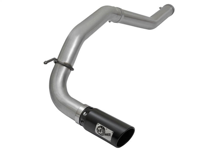 aFe - aFe LARGE Bore HD DPF-Back SS Exhaust w/ Black Tip 2016 Nissan Titan XD V8-5.0L (td) - Demon Performance