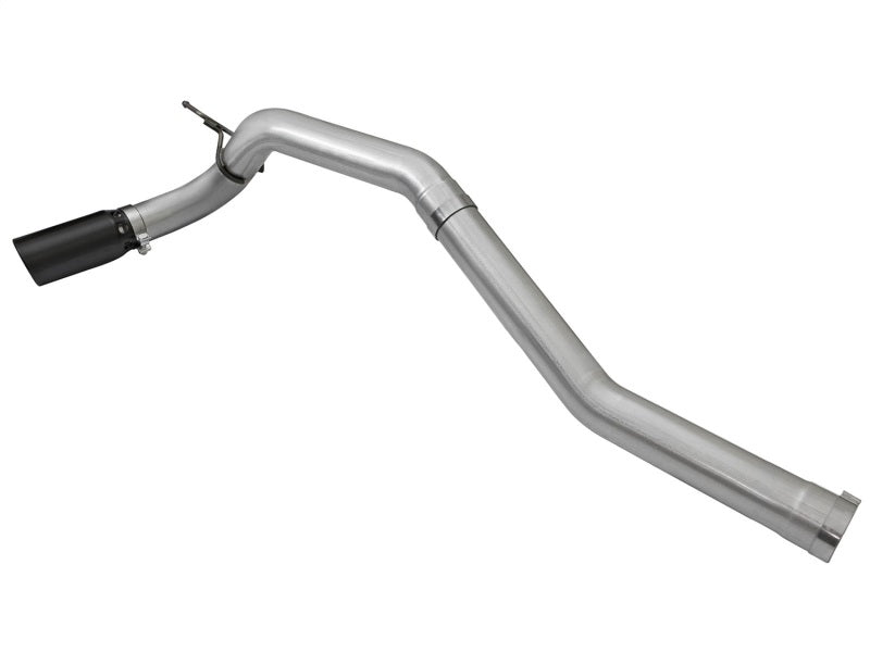 aFe - aFe LARGE Bore HD DPF-Back SS Exhaust w/ Black Tip 2016 Nissan Titan XD V8-5.0L (td) - Demon Performance