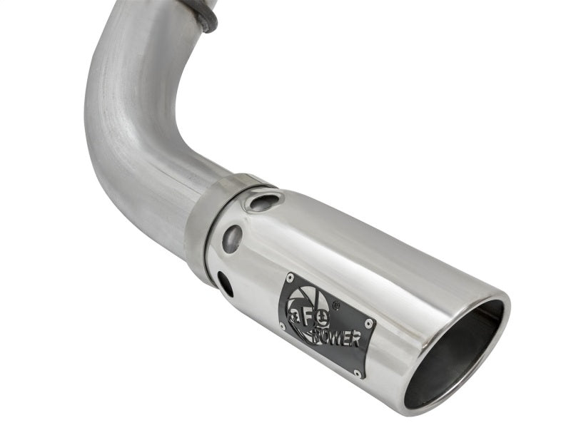 aFe - aFe LARGE Bore HD Exhausts 4in DPF-Back SS-409 2016 Nissan Titan XD V8-5.0L CC/SB (td) - Demon Performance