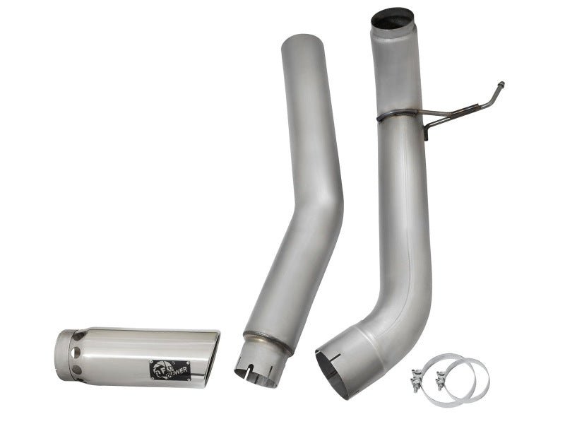 aFe - aFe LARGE Bore HD Exhausts 5in DPF-Back SS-409 2016 Nissan Titan XD V8-5.0L CC/SB (td) - Demon Performance