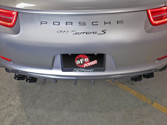 aFe - aFe MACH Force-Xp 12-16 Porsche 911 3in to 2.5in 304 SS Cat-Back Exhaust (Excludes Turbo Models) - Demon Performance