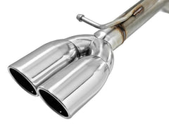 aFe - aFe MACH Force-Xp 2-1/2in 304 SS Cat-Back Exhaust 15-19 Dodge Challenger V6-3.6L - Polished Tip - Demon Performance