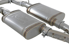 aFe - aFe MACH Force-Xp 2-1/2in 304 SS Cat-Back Exhaust 15-19 Dodge Challenger V6-3.6L - Polished Tip - Demon Performance