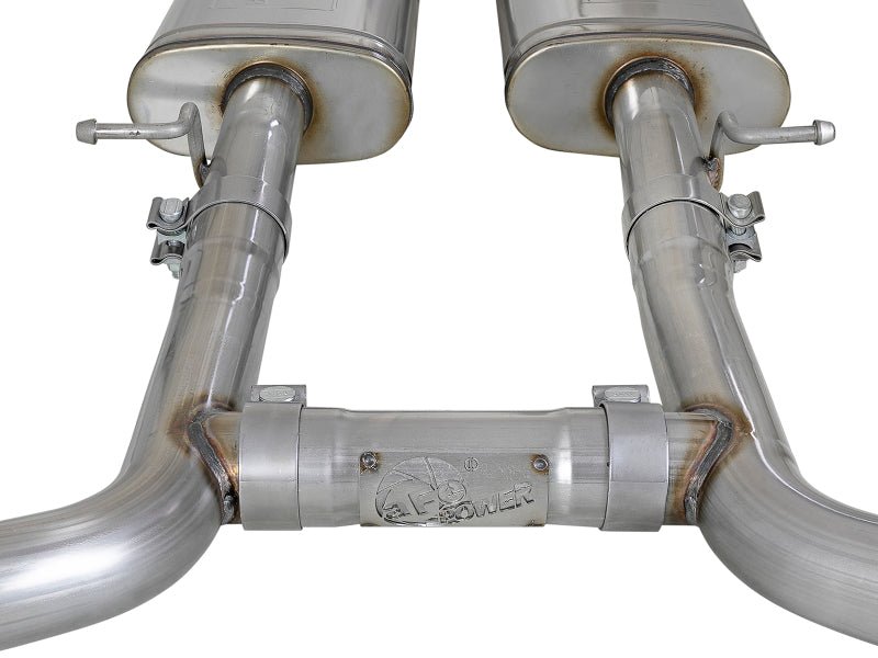 aFe - aFe MACH Force-Xp 2-1/2in 304 SS Cat-Back Exhaust 15-19 Dodge Challenger V6-3.6L - Raw Tip - Demon Performance