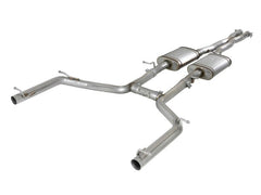 aFe - aFe MACH Force-Xp 2-1/2in 304 SS Cat-Back Exhaust 15-19 Dodge Challenger V6-3.6L - Raw Tip - Demon Performance