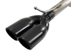 aFe - aFe MACH Force-Xp 2-1/2in 304 SS Cat-Back Exhaust 15-21 Dodge Challenger V6-3.6L - Quad Black Tip - Demon Performance