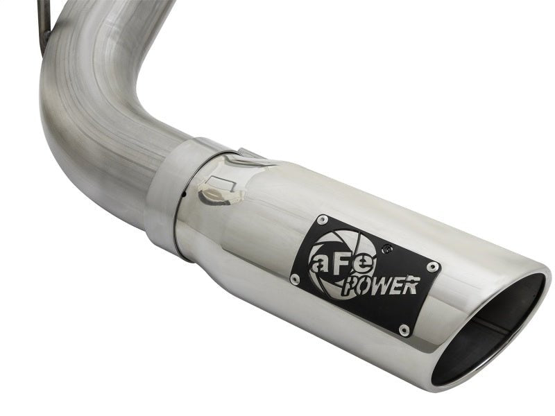 aFe - aFe MACH Force-Xp 2-1/2in Cat-Back Exhaust System w/ Polished Tip 16-17 Nissan Titan XD V8 5.6L - Demon Performance