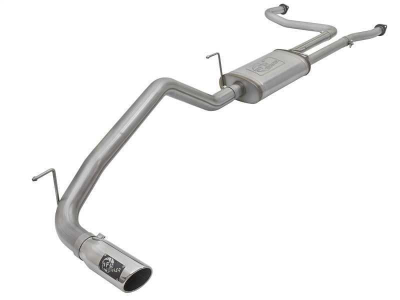 aFe - aFe MACH Force-Xp 2-1/2in Cat-Back Exhaust System w/ Polished Tip 16-17 Nissan Titan XD V8 5.6L - Demon Performance