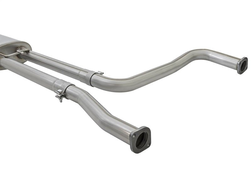 aFe - aFe MACH Force-Xp 2-1/2in Cat-Back Exhaust System w/ Polished Tip 16-17 Nissan Titan XD V8 5.6L - Demon Performance