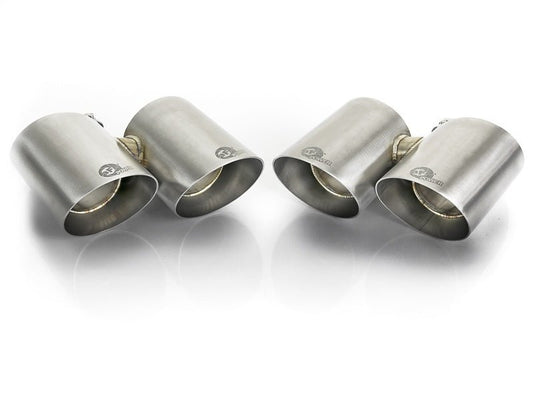 aFe - aFe MACH Force-Xp 304 SS OE Exhaust Tips Polished 12-16 Porsche 911 (C2S 991) H6 3.8L - Demon Performance