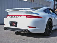 aFe - aFe MACHForce XP 12-16 Porsche 911 Carrera H6-3.8L SS-304 Cat-Back Exhaust w/Carbon Fiber Tips - Demon Performance