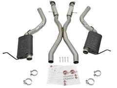 aFe - aFe MACHForce XP 12-17 Jeep Grand Cherokee WK2 SRT8 V8-6.4L 304SS Cat-Back Exhaust System - Demon Performance