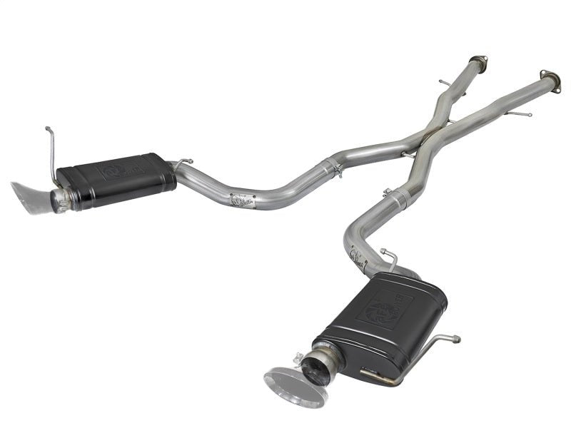 aFe - aFe MACHForce XP 12-17 Jeep Grand Cherokee WK2 SRT8 V8-6.4L 304SS Cat-Back Exhaust w/o Resonator - Demon Performance