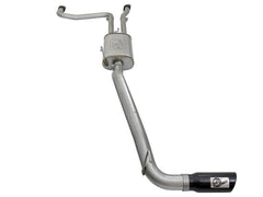 aFe - aFe MACHForce XP 2.5in Cat-Back Exhaust System w/ Black Tip Nissan Frontier 17-19 V8-5.6L - Demon Performance