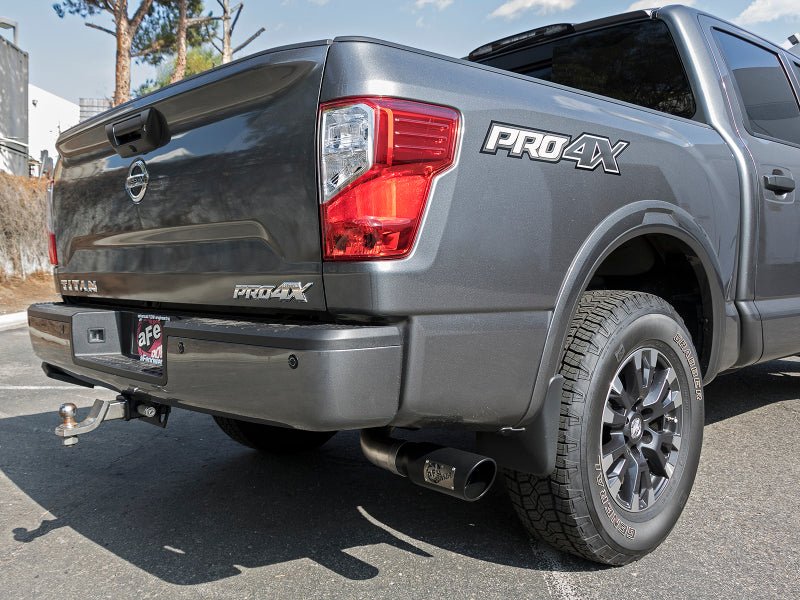 aFe - aFe MACHForce XP 2.5in Cat-Back Exhaust System w/ Black Tip Nissan Frontier 17-19 V8-5.6L - Demon Performance