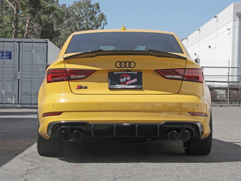 aFe - aFe MACHForce XP 3in-2.5in 304SS Exhaust Cat-Back 15-20 Audi S3 L4-2.0L (t) - Black Tips - Demon Performance