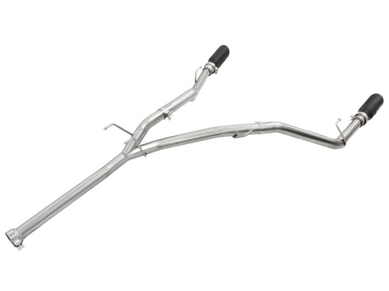 aFe - aFe MACHForce XP DPF-Back Exhaust 2.5in SS with Black Tips 2014 Dodge Ram 1500 V6 3.0L EcoDiesel - Demon Performance