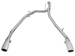 aFe - aFe MACHForce XP DPF-Back Exhaust 2.5in SS with Polished Tips 2014 Dodge Ram 1500 V6 3.0L EcoDiesel - Demon Performance