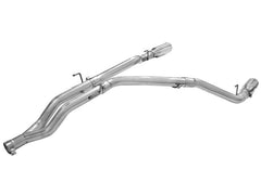 aFe - aFe MACHForce XP DPF-Back Exhaust 3in SS w/ 5in Polished Tips 2014 Dodge Ram 1500 V6 3.0L EcoDiesel - Demon Performance