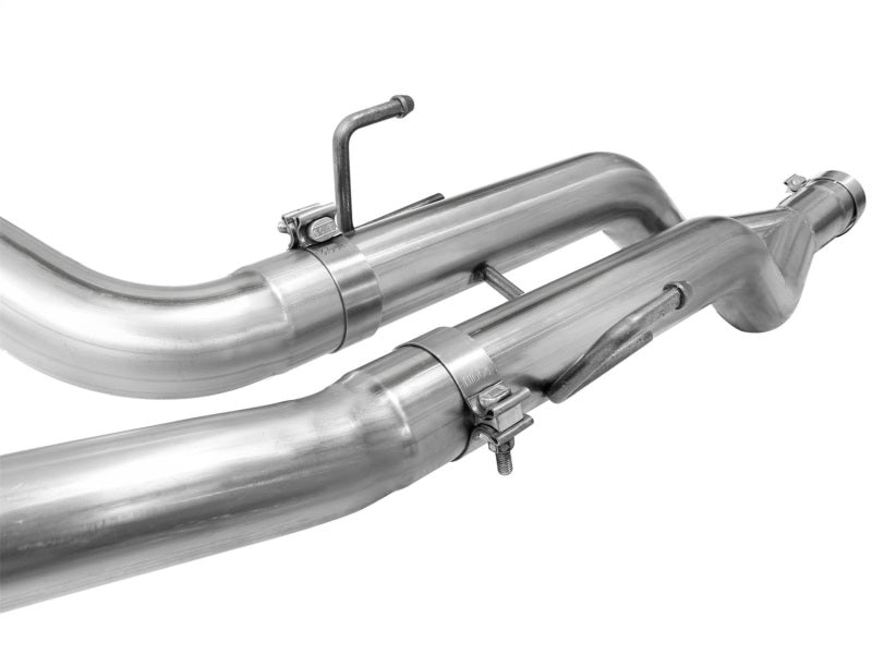 aFe - aFe MACHForce XP DPF-Back Exhaust 3in SS w/ 5in Polished Tips 2014 Dodge Ram 1500 V6 3.0L EcoDiesel - Demon Performance