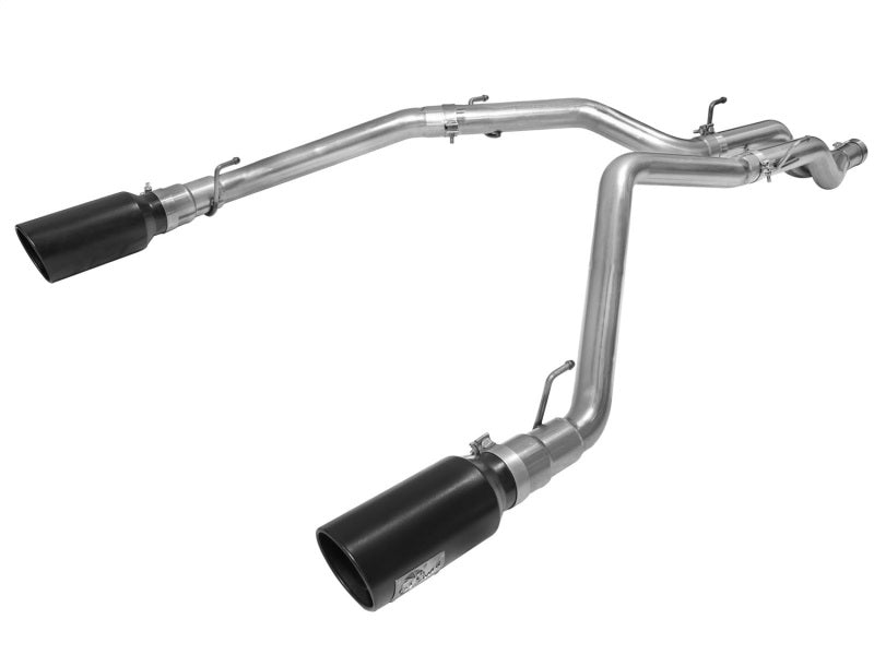 aFe - aFe MACHForce XP DPF-Back Exhaust 3in SS w/ 6in Black Tips 2014 Dodge Ram 1500 V6 3.0L EcoDiesel - Demon Performance