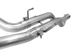 aFe - aFe MACHForce XP DPF-Back Exhaust 3in SS w/ 6in Black Tips 2014 Dodge Ram 1500 V6 3.0L EcoDiesel - Demon Performance