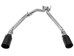 aFe - aFe MACHForce XP DPF-Back Exhaust 3in SS w/ 6in Black Tips 2014 Dodge Ram 1500 V6 3.0L EcoDiesel - Demon Performance