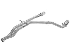 aFe - aFe MACHForce XP DPF-Back Exhaust 3in SS w/ 6in Polished Tips 2014 Dodge Ram 1500 V6 3.0L EcoDiesel - Demon Performance