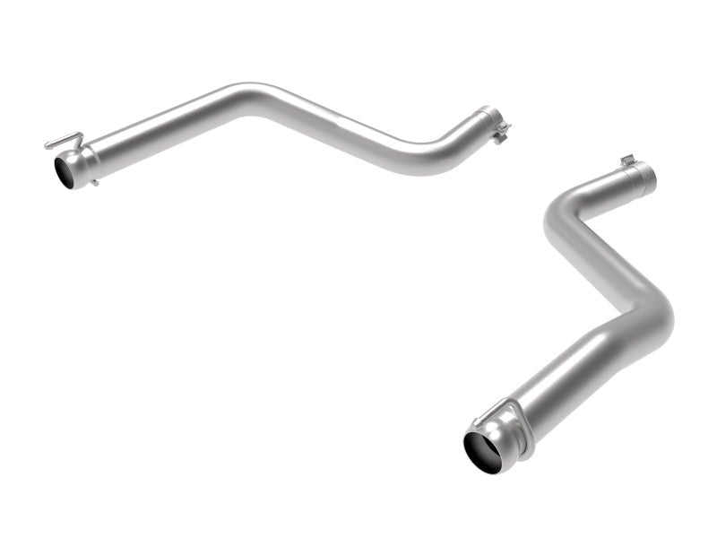 aFe - aFe MACHForce-XP Exhausts 409-SS Axle-Back Exh w/ Pol Tip 15-20 Dodge Challenger Hellcat V8-5.7L(sc) - Demon Performance