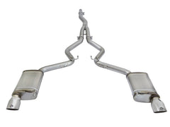 aFe - aFe MACHForce XP Exhausts Cat-Back SS-304 EXH w/ Polished Tips 15-16 Ford Mustang EcoBoost 2.3L (t) - Demon Performance