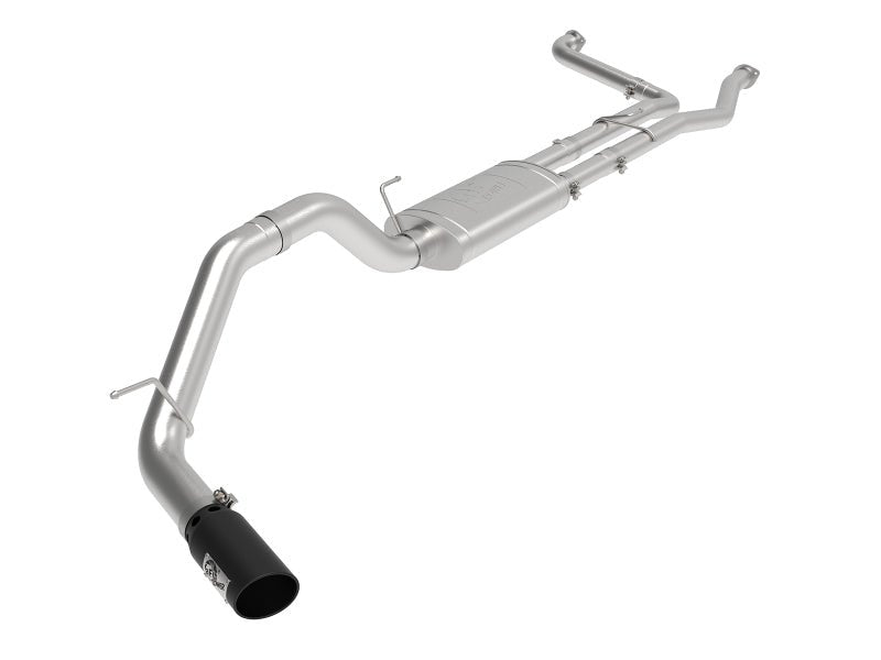 aFe - aFe MACHForce XP Exhausts Cat-Back SS-409 Nissan Titan XD 16-19 V8-5.6L - Black - Demon Performance