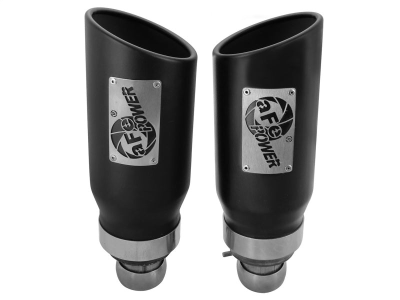 aFe - aFe Power 09-15 Dodge Ram 3.0L/5.7L Black Exhaust Tip Upgrade - Demon Performance