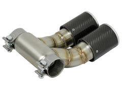 aFe - aFe Power 13-14 Porsche Cayman S / Boxster S Carbon Fiber Exhaust Tip Upgrade - Demon Performance