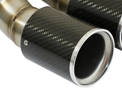 aFe - aFe Power 13-14 Porsche Cayman S / Boxster S Carbon Fiber Exhaust Tip Upgrade - Demon Performance