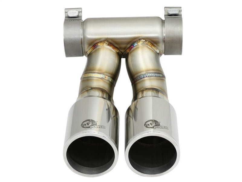 aFe - aFe Power 13-14 Porsche Cayman S / Boxster S Polish Exhaust Tip Upgrade - Demon Performance