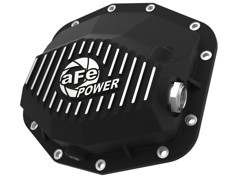 aFe - aFe POWER 21-22 Ram 1500 TRX Hemi V8 6.2L (sc) PRO Series Rear Differential Cover Black w/ Machined - Demon Performance