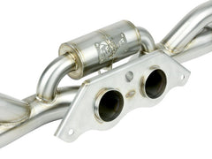 aFe - aFe Power MACHForce XP 304 Stainless Secondary Muffler Delete Pipe 14-19 Porsche 911 GT3 3.8L/4.0L - Demon Performance