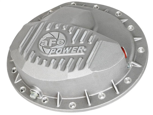 aFe - aFe Power Rear Differential Cover Raw w/Machined Fins Street Ser. 16-17 Nissan Titan XD (AAM 9.5-14) - Demon Performance