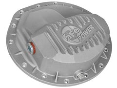 aFe - aFe Power Rear Differential Cover Raw w/Machined Fins Street Ser. 16-17 Nissan Titan XD (AAM 9.5-14) - Demon Performance