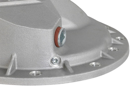 aFe - aFe Power Rear Differential Cover Raw w/Machined Fins Street Ser. 16-17 Nissan Titan XD (AAM 9.5-14) - Demon Performance