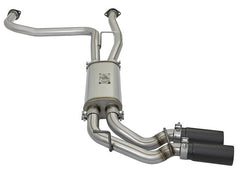 aFe - aFe POWER Rebel Series 2-1/2in 409 SS Cat Back Exhaust w/ Black Tips 16-17 Nissan Titan V8 5.6L - Demon Performance