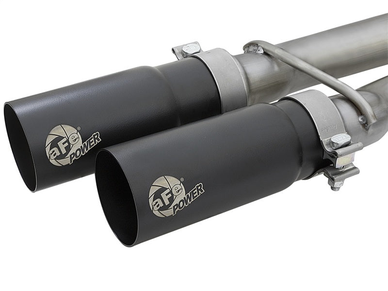 aFe - aFe POWER Rebel Series 2-1/2in 409 SS Cat Back Exhaust w/ Black Tips 16-17 Nissan Titan V8 5.6L - Demon Performance