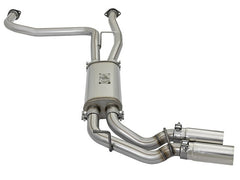 aFe - aFe POWER Rebel Series 2-1/2in 409 SS Cat Back Exhaust w/ Polished Tips 16-17 Nissan Titan V8 5.6L - Demon Performance